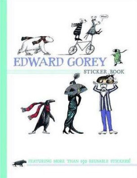 Carte cu abțibilduri Edward Gorey