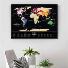 Harta Lumii Răzuibilă – Black Deluxe Edition