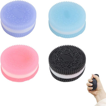 Set 4 jucării squishy Taba - biscuiți