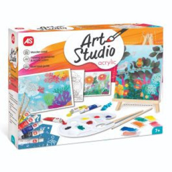 Set de pictură Art Studio – atelier cu șevalet