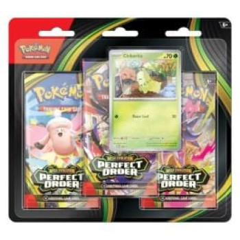 Set cărți de joc Pokémon TCG, Perfect Order, 3 Blister Booster