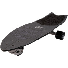 Skateboard Street Surfing Black Striker, 76x23 cm, ABEC-9